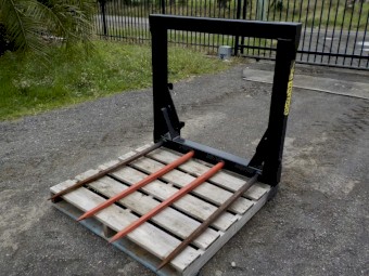 Heavy Duty 4 Spear Tractor Hay Fork Attachment