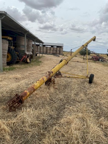 Auger - Connor Shea. 36 feet X 8 inch. PTO  driven with clutch.