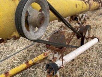 Auger - Connor Shea. 36 feet X 8 inch. PTO  driven with clutch.