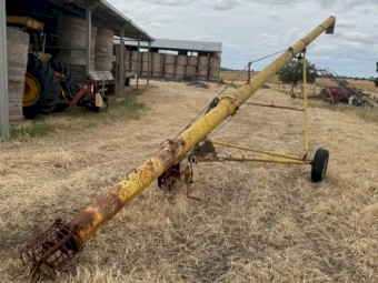 Auger - Connor Shea. 36 feet X 8 inch. PTO  driven with clutch.