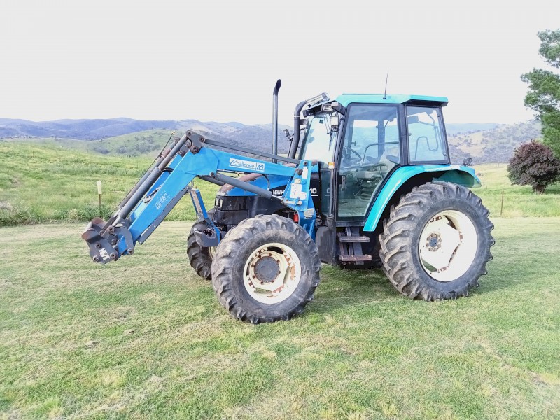 New Holland TS110 with Challenge Loader
