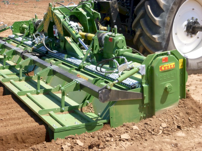 Celli Lothar 3 Row Rotary Hoe Bedformer