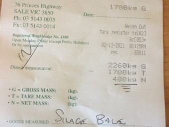 85 x Lucerne Rye Silage Rolls