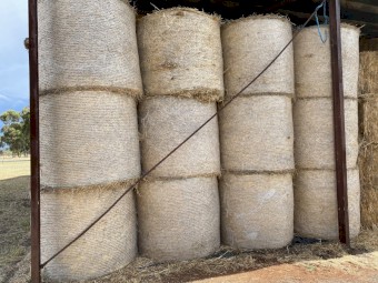 Organic Oaten round bales