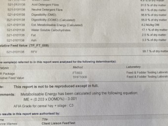 Organic Oaten round bales
