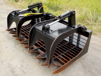 Skid Steer Loader Grapple Bucket/Demolition Bucket/Rock Bucket/Shaker Bucket/Stick Bucket