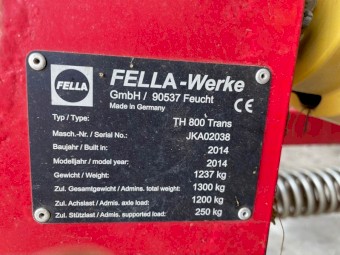 Fella TH 800 Trailing Tedder