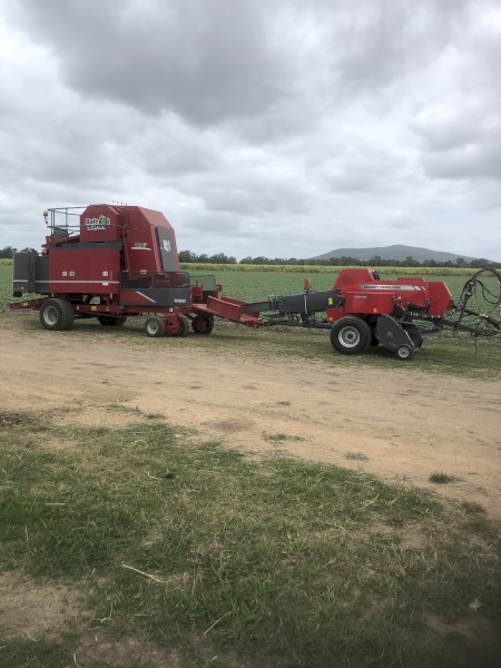 Marcrest 2021 bale baron and Massey Ferguson 1840 baler 2020 model