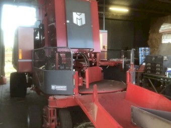 Marcrest 2021 bale baron and Massey Ferguson 1840 baler 2020 model