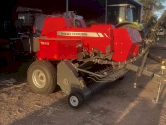 Marcrest 2021 bale baron and Massey Ferguson 1840 baler 2020 model