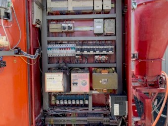 CENTRI COATER treating plant with powder feeder