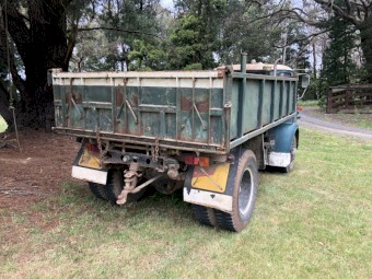 Tipping Truck Commer 1969 running condition good condition for age