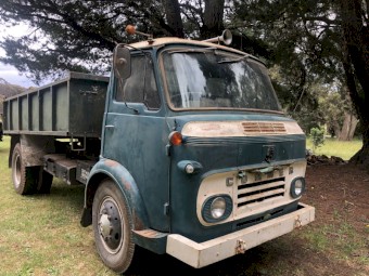 Tipping Truck Commer 1969 running condition good condition for age