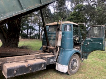 Tipping Truck Commer 1969 running condition good condition for age
