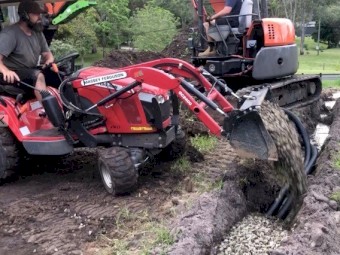 Massey Ferguson GC2400 4WD - Titan Front End Loader & 1200mm Wide Slasher.