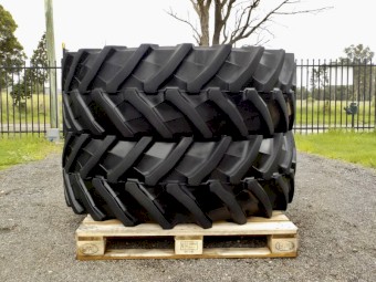 2 x Trelleborg TM800  540/65  R38 High Speed Heavy Lug Tractor Tyres