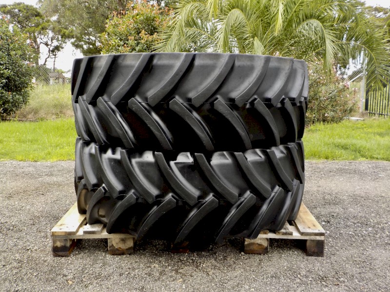 2 x Continental Contract AC65 540/65 R38 Heavy Lug Tractor Tyres