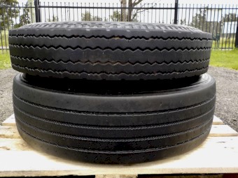 2 x Toyo/Olympic Industrial Commercial Truck Tyres