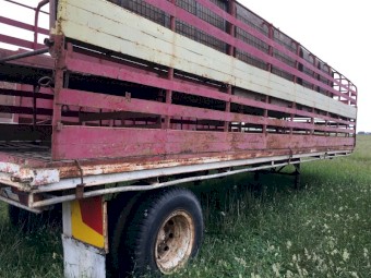 McGrath 1axle flat top with stock crate