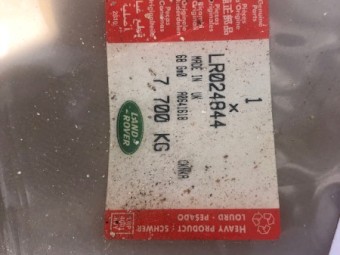 Genuine landrover defender soft hood canopy.