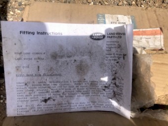 Genuine landrover defender soft hood canopy.