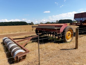 Massey Ferguson 56 with Roller