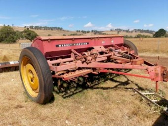 Massey Ferguson 56 with Roller