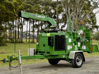 Late model Bandit 1390XP Intimidator 15" Commercial Diesel Wood Chipper