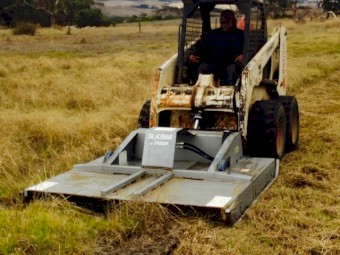 DIGGA Australia Skid Steer 1800mm Wide Slasher. 