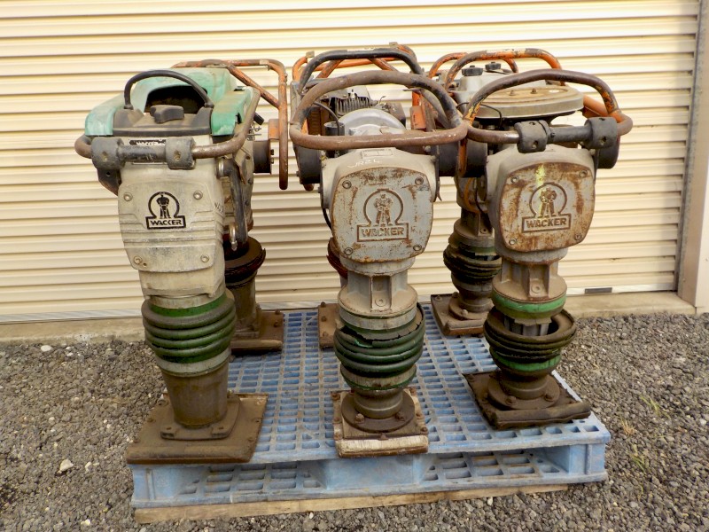 6 x Wacker Packer/Jumping Jack/Compaction Rammers