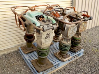 6 x Wacker Packer/Jumping Jack/Compaction Rammers