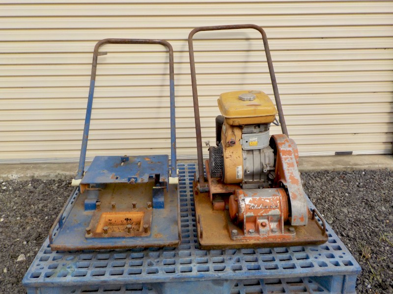 2 x Wacker Packer Vibrating Plate Compactors
