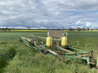 Goldacres 80 foot ground glide sprayer