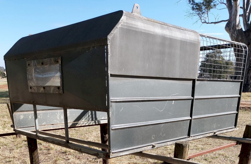 Ute Crate, Half Canopy all steel, 6ft X 7ft 6in, 1050mm high