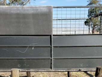 Ute Crate, Half Canopy all steel, 6ft X 7ft 6in, 1050mm high