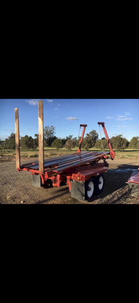 2014 Morris Pro Ag 16k square bale stacker