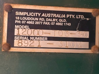 Simplicity Airseeder 12000L