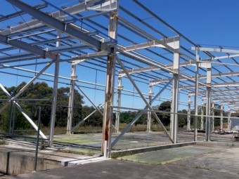 Steel shed frame- big!