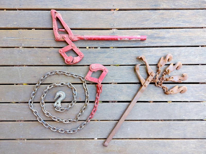 Hayes fencing strainers 108, original chain & grab wire strainer X2