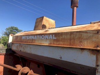 International 711 header with Hannaford front