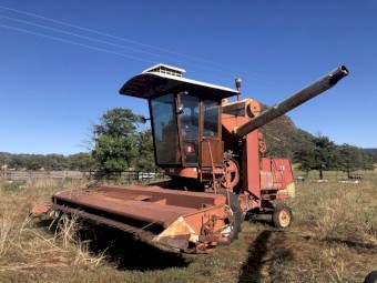 International 711 header with Hannaford front