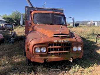 Antique BMC tipper truck