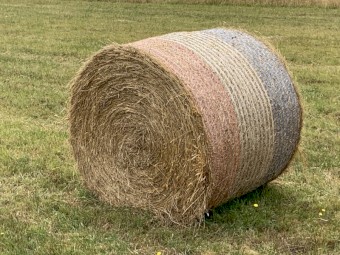 Rolls pasture hay