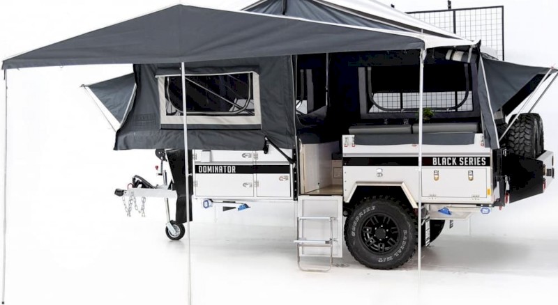 Dominator Black Series Camper Trailer | Farm Tender