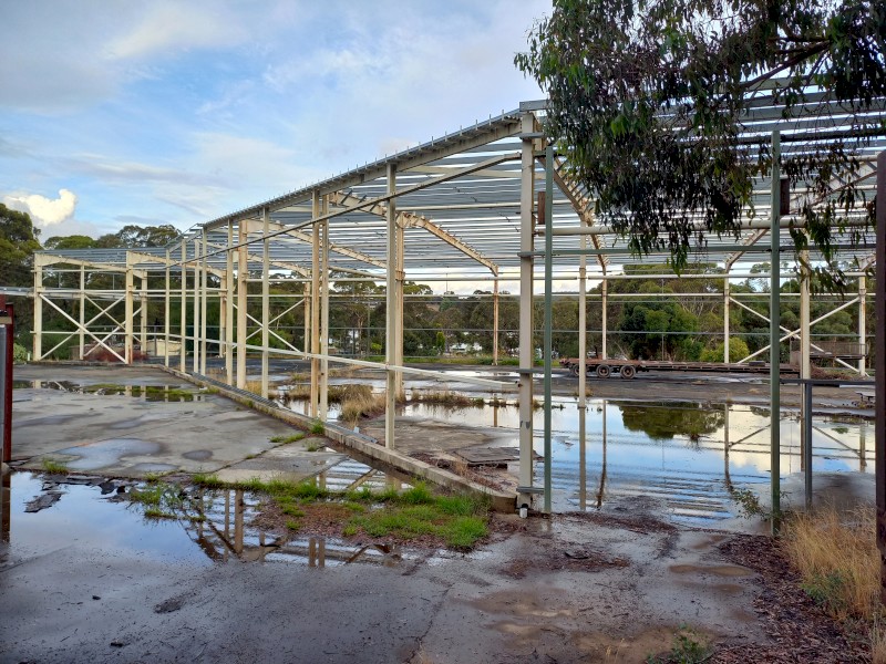 Steel shed frame- big!