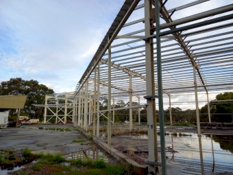 Steel shed frame- big!