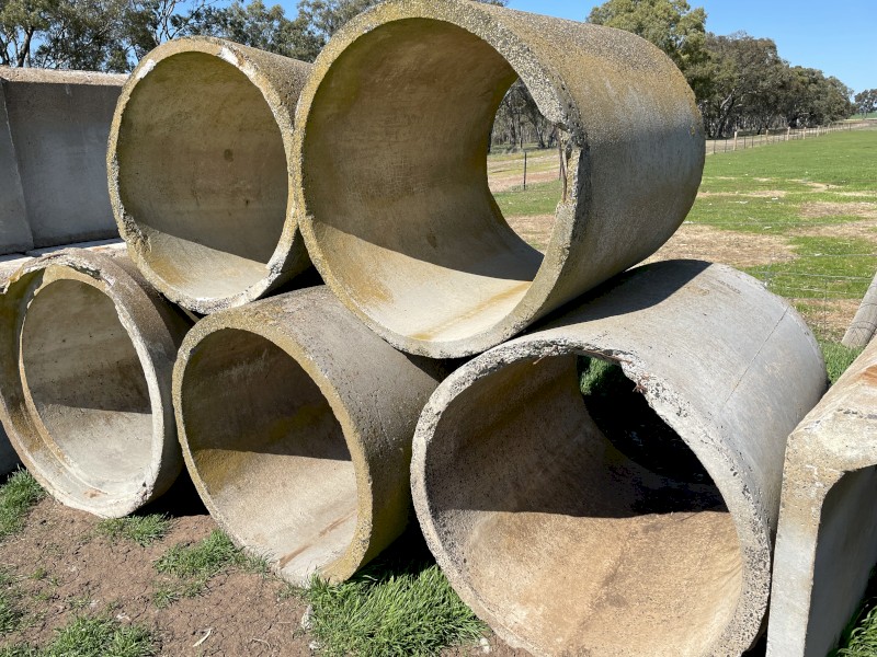 Concrete Pipes - $5.00