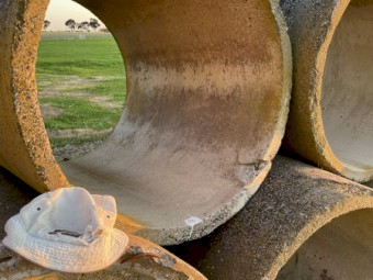 Concrete Pipes - $5.00