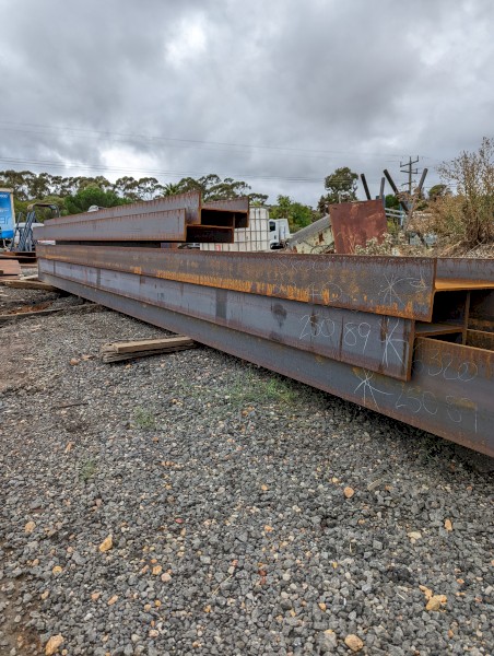 Structural Steel Beams - Various sizes and lengths