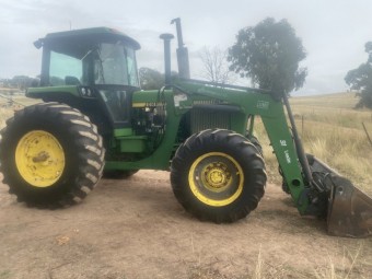John Deere 4250 4x4 Tractor Front End Loader